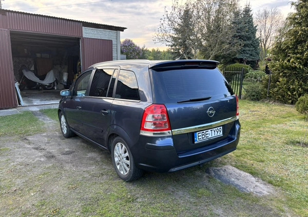 Opel Zafira cena 16800 przebieg: 262400, rok produkcji 2009 z Bełchatów małe 121